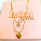 Heart Layered Neckpiece