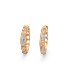 Square Big Hoops