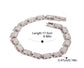 Rectangle tennis bracelet