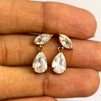 Marquise cut studs