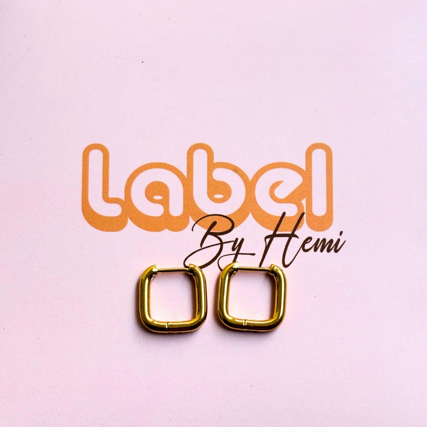 Thin Square Hoops