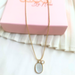 MOP Oval Necklace
