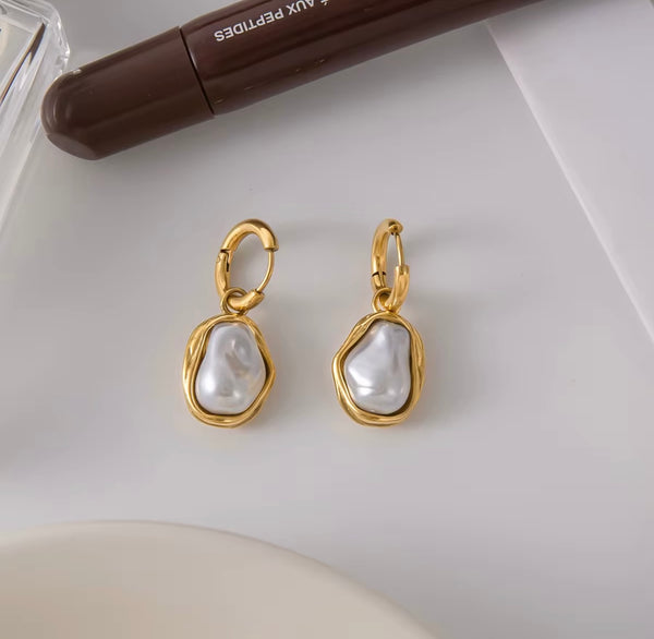 Pearl Hoops