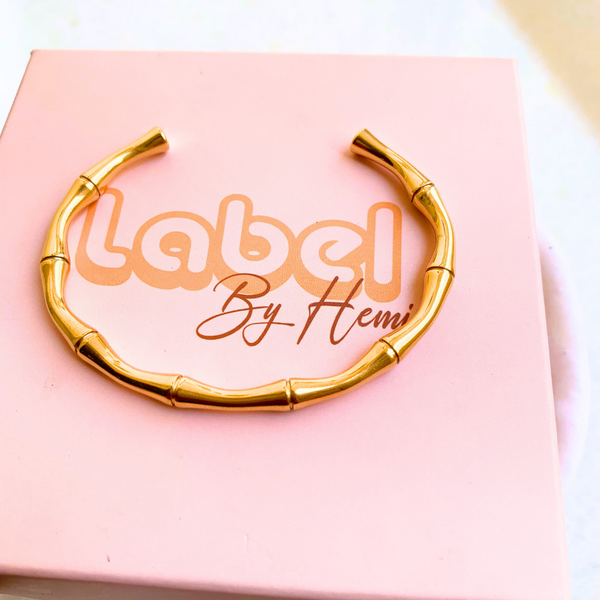 Bamboo Gold Bracelet
