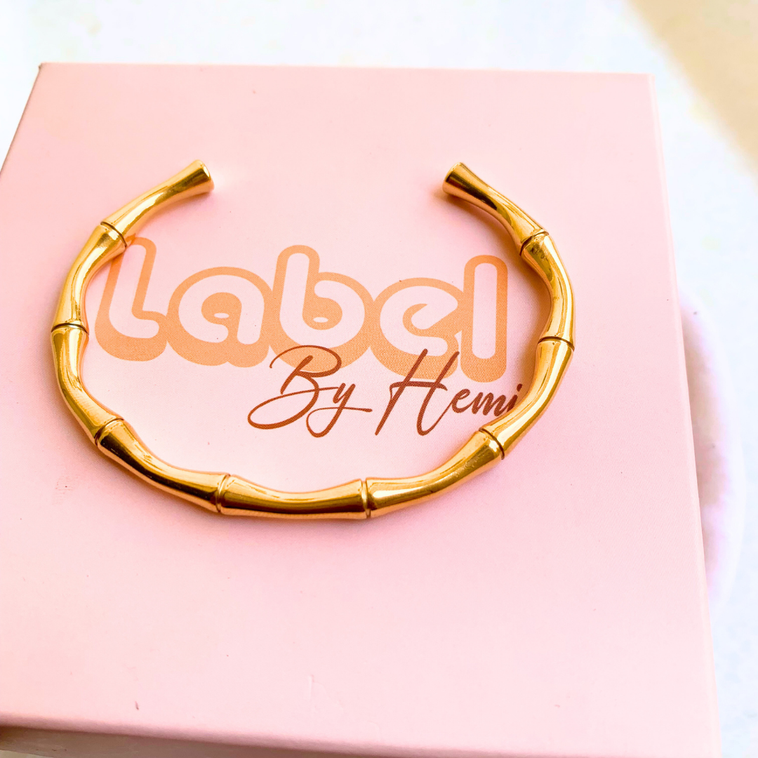 Bamboo Gold Bracelet