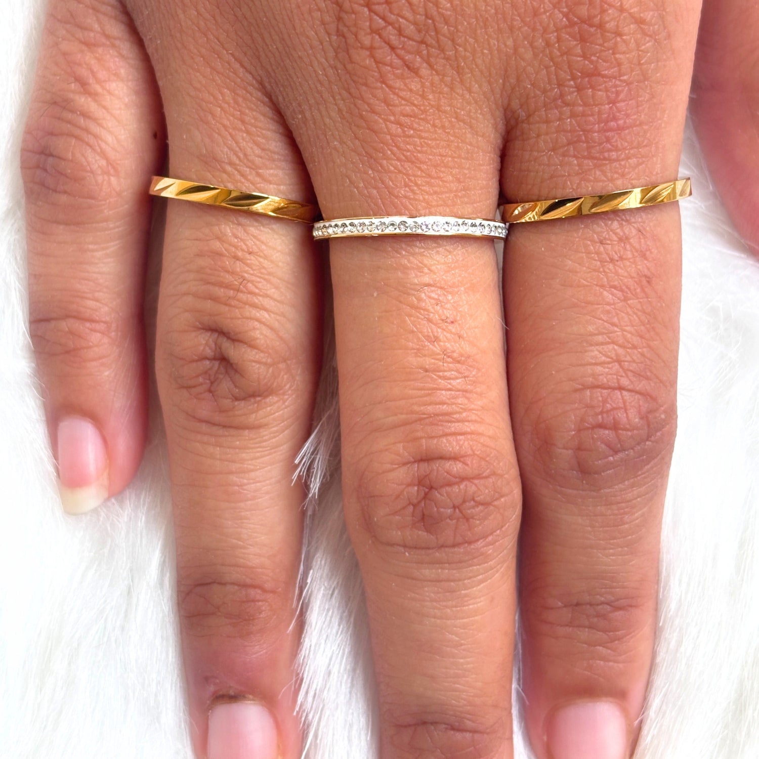 Set of 3 band Ring
