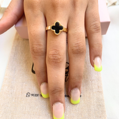 Black Clover Gold Ring