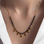 Star Black beads mangalsutra