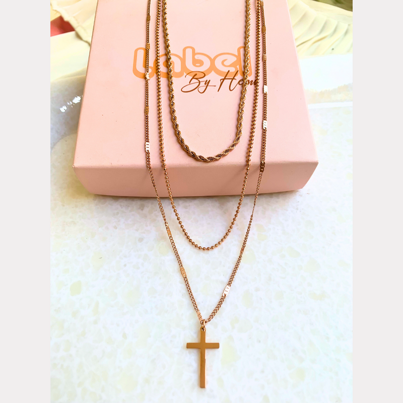 Hanging Holy Cross Necklace