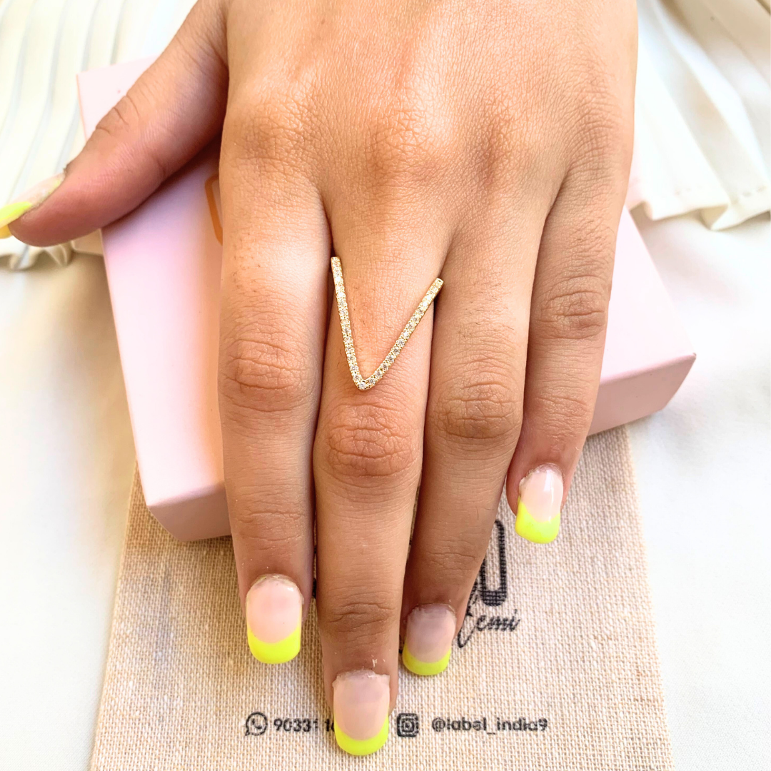 V Shaped Adjustable Ring