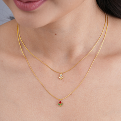 rose petal  Necklace