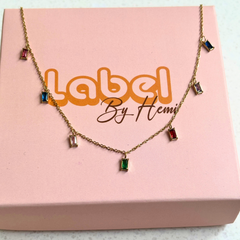 Tira multi stone  Necklace