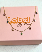 Tira multi stone  Necklace