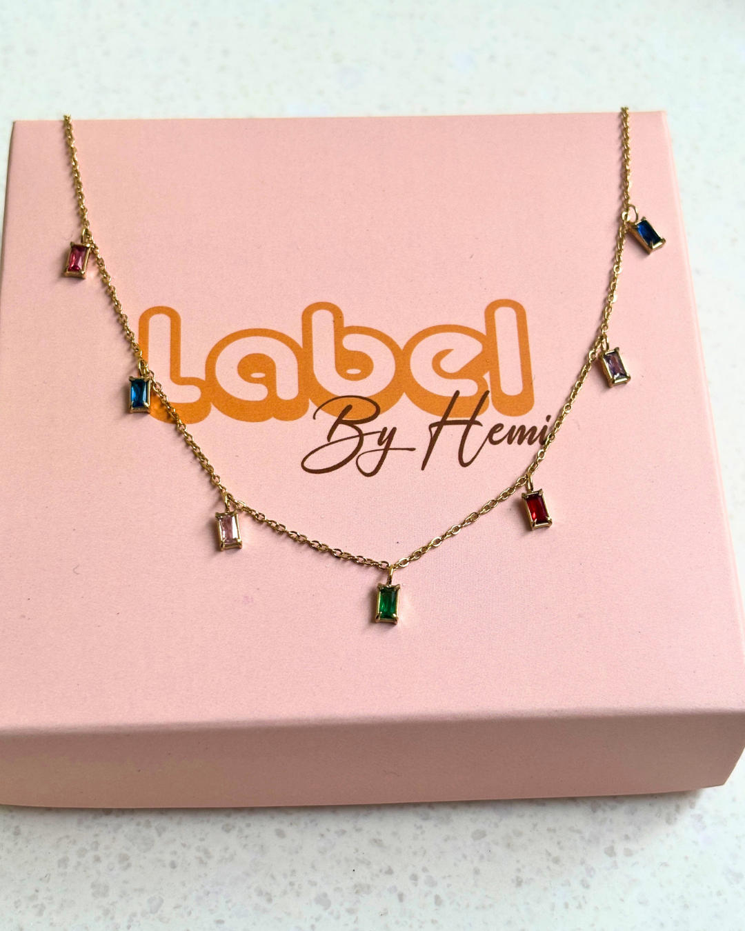 Tira multi stone  Necklace