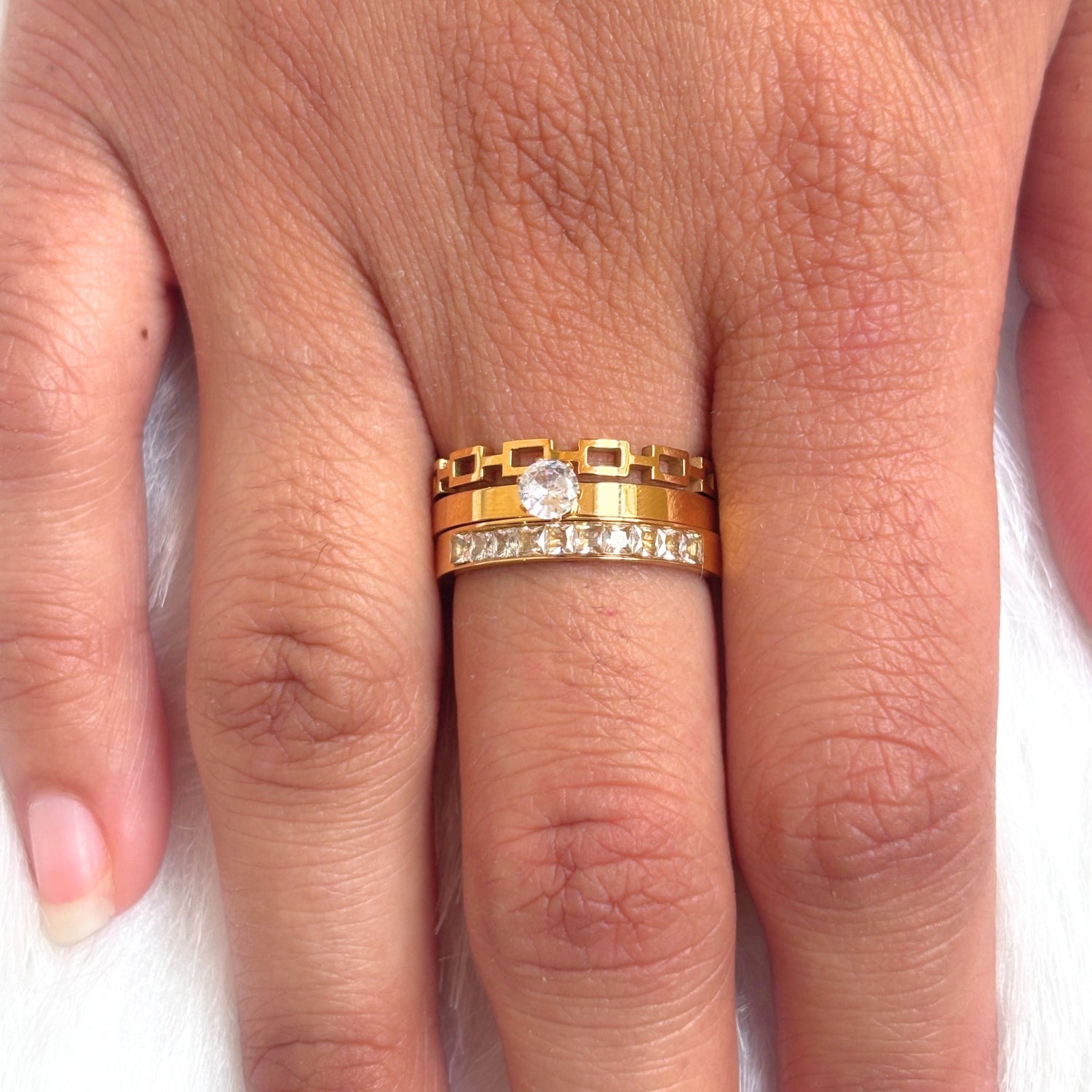 Set of 3 Solace Ring