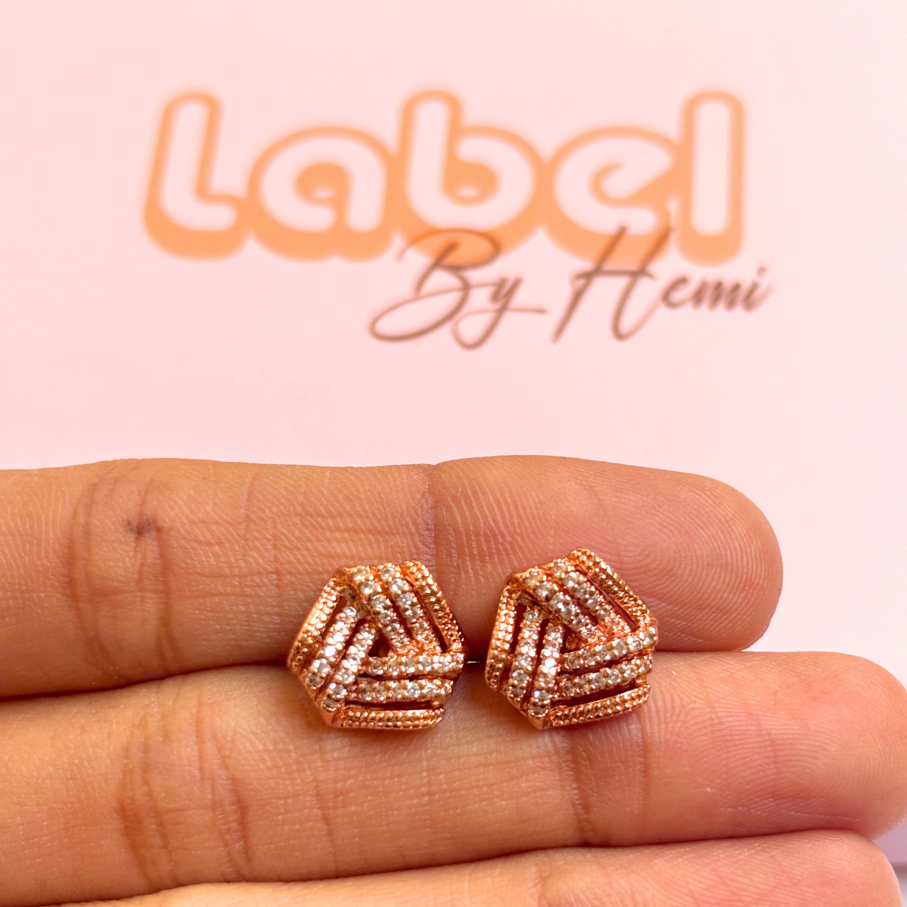 Triangle studs