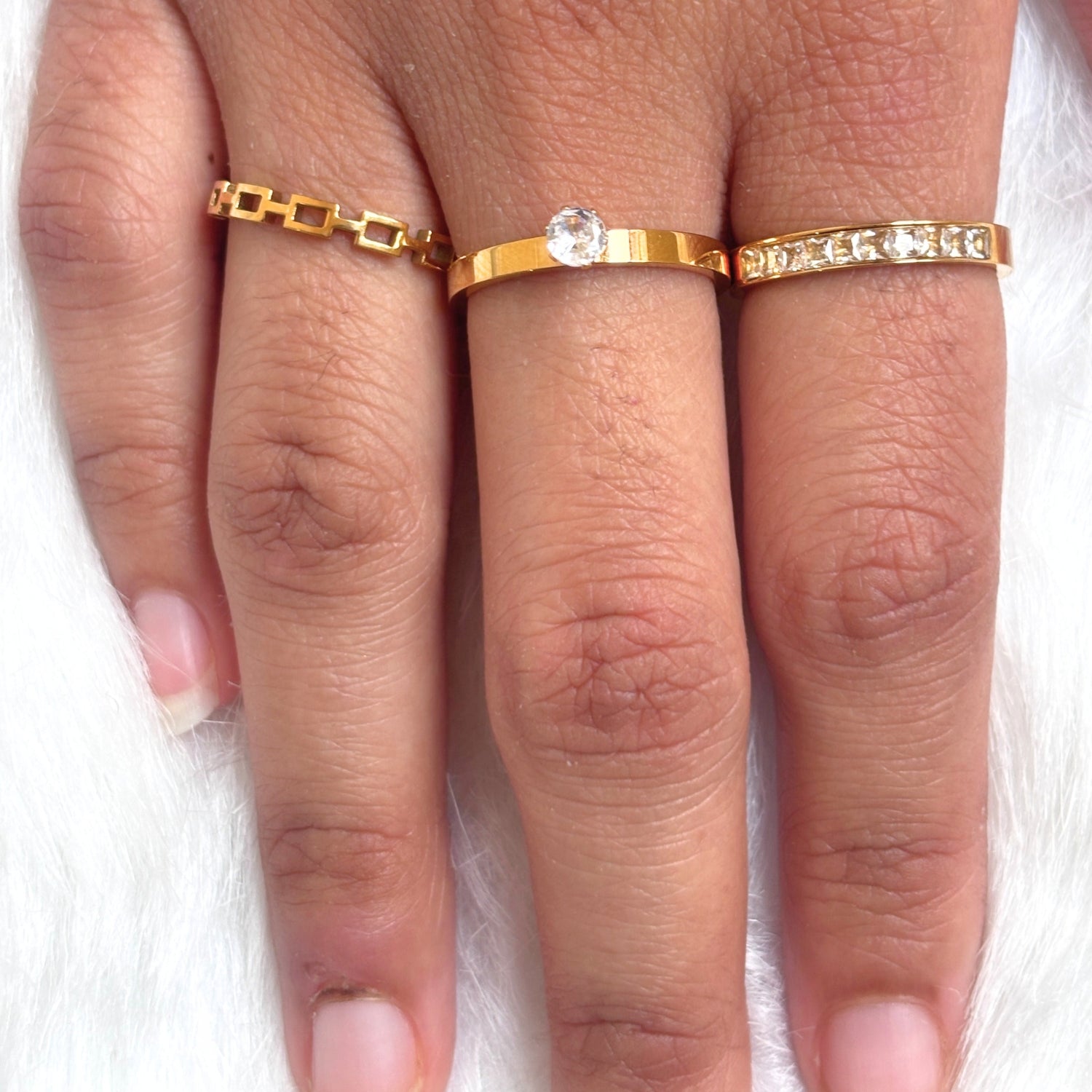 Set of 3 Solace Ring