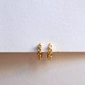Heart mini hoops