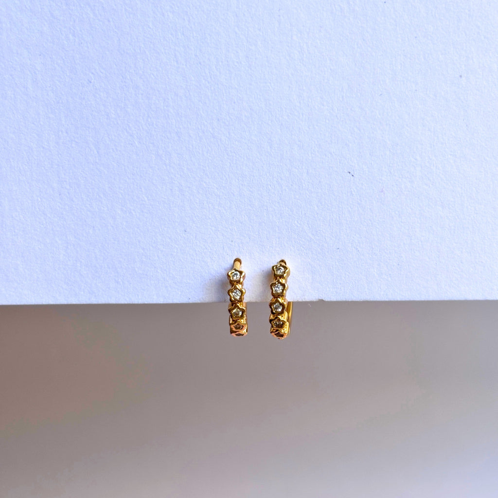 star mini hoops