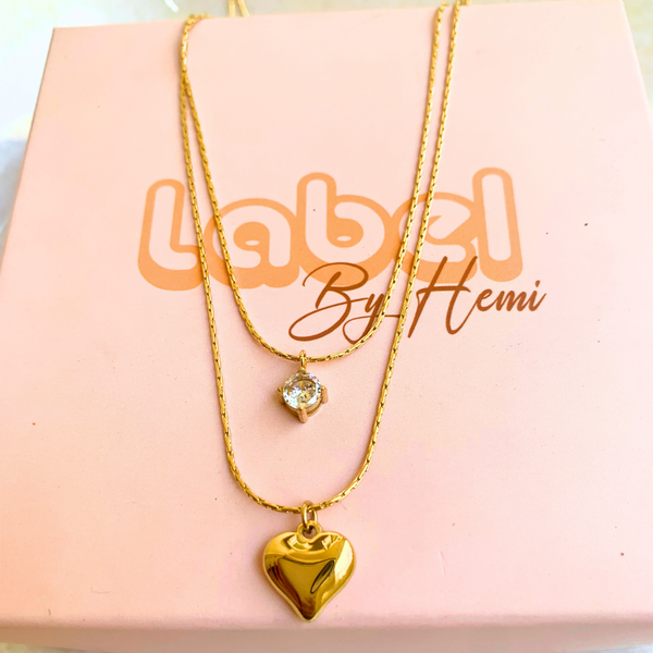 Heart Layered Neckpiece