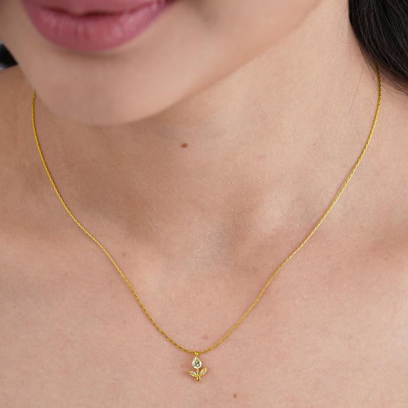 rose petal  Necklace