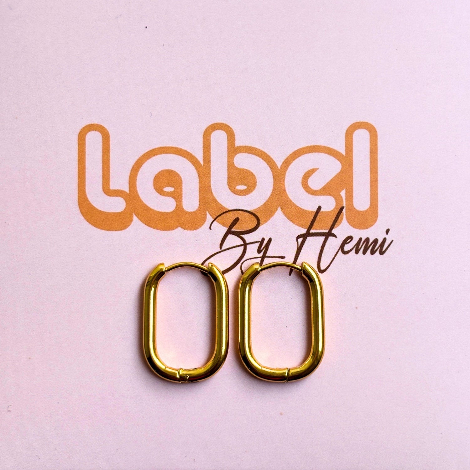 Thin Oval Hoops