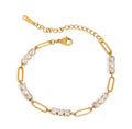 Paperclip Tennis Bracelet
