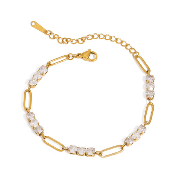 Paperclip Tennis Bracelet