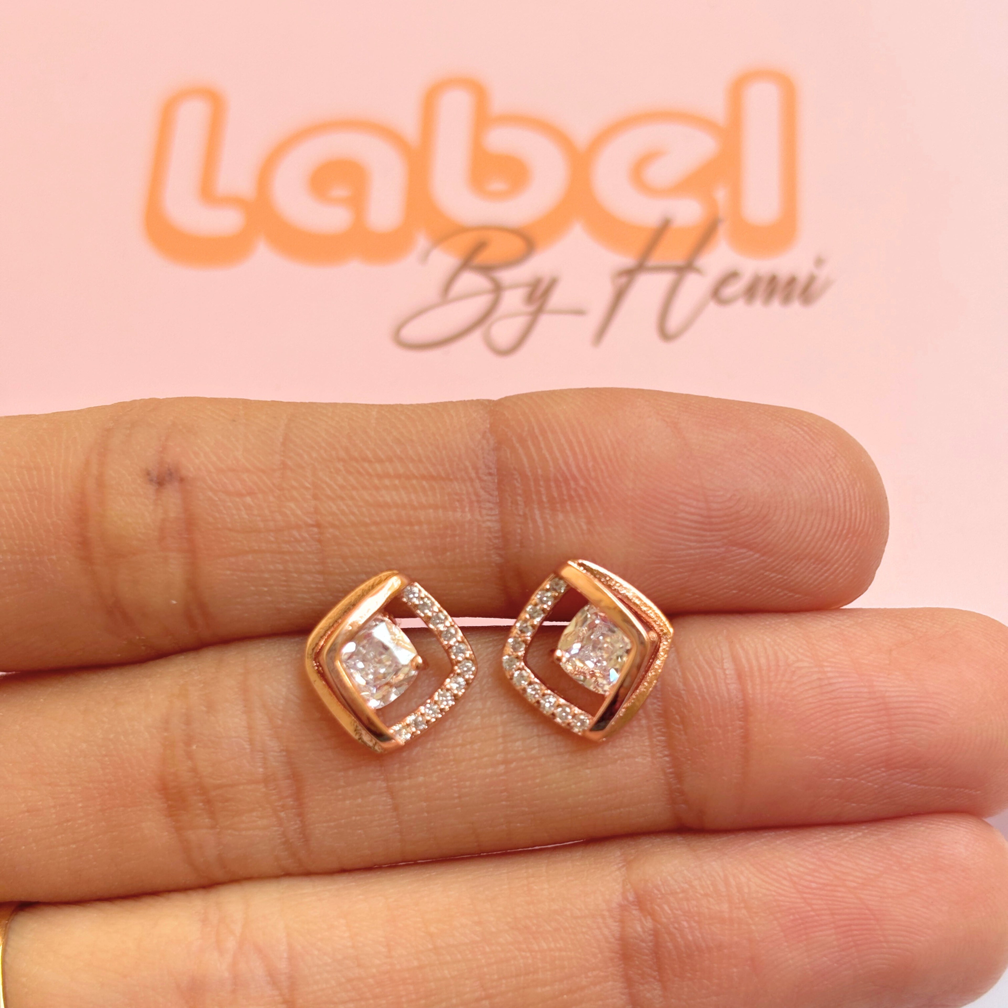 Cushion Diamond Earrings