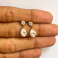 Almond Drop Studs