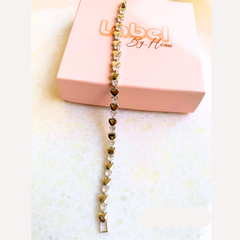 Heart And Stone Loose Bracelet