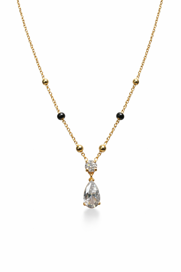 Crystal Dewdrop Mangalsutra