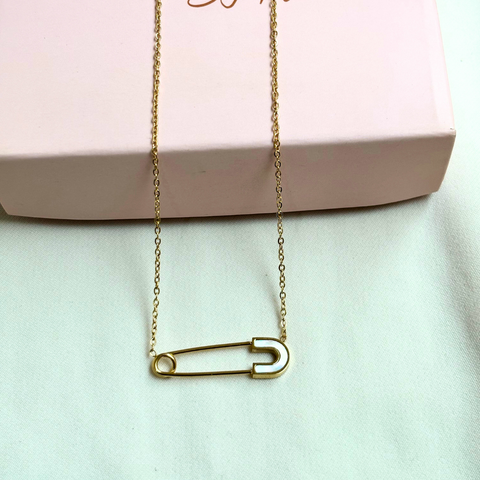 Safety Pin Necklace