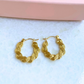 Pleating Thread Gold Hoops