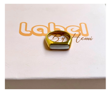 Bar Gold Plated Ring