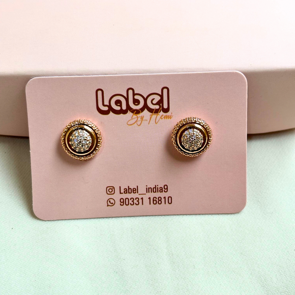 Round Misha Studs