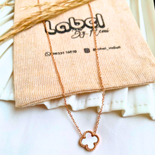 roseGold Coated Clover Necklace