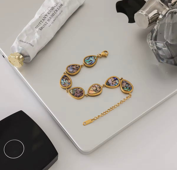 Water drop shell Bracelet