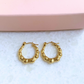 Knotted Gold Hoops