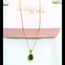 Classic Green Stone Necklace