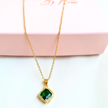 Classic Green Stone Necklace