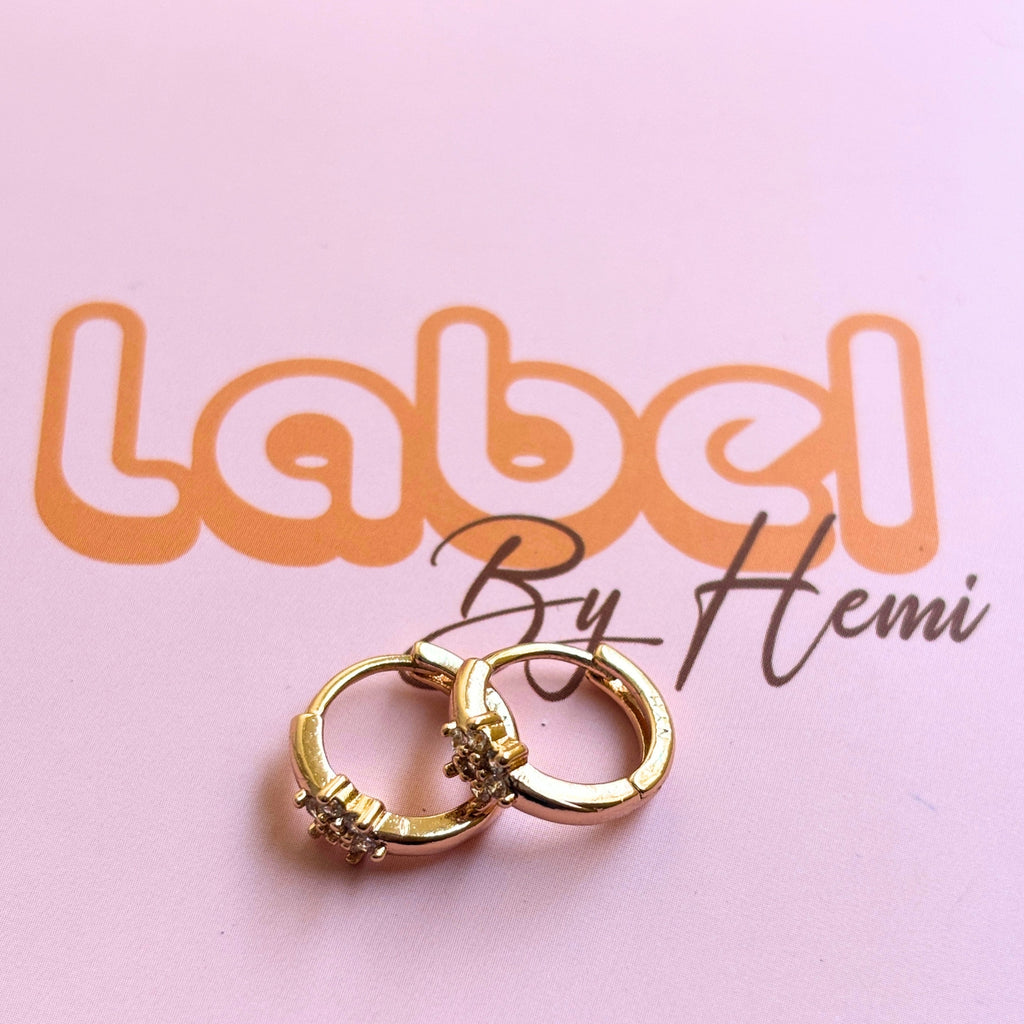floral basic hoops