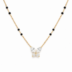 Butterfly small bead mangalsutra
