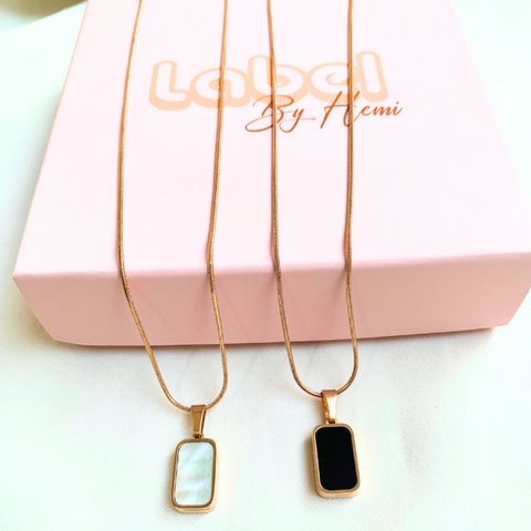 Rectangle Reversible Necklace