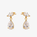 Marquise cut studs