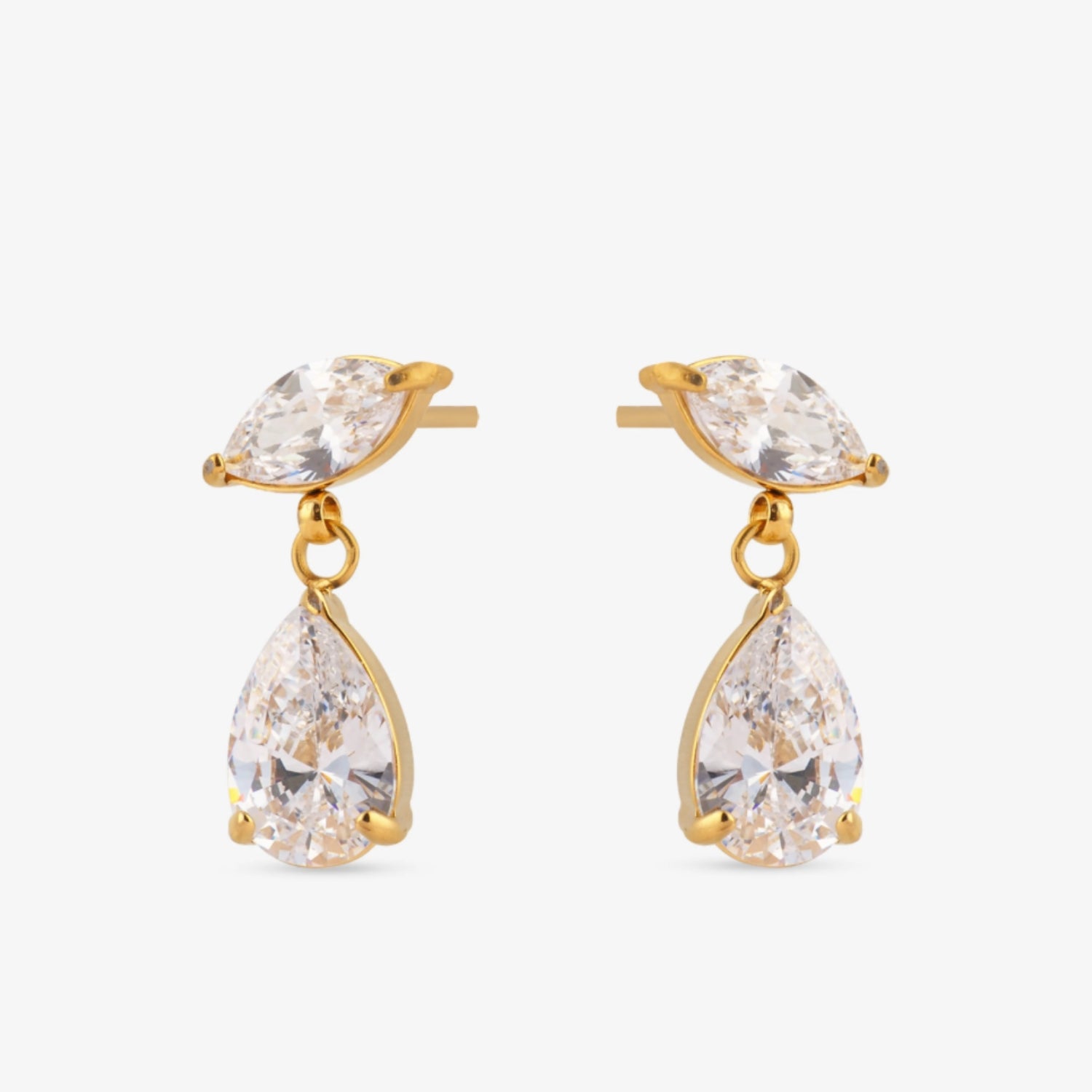 Marquise cut studs