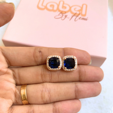 Square Diamond Studs