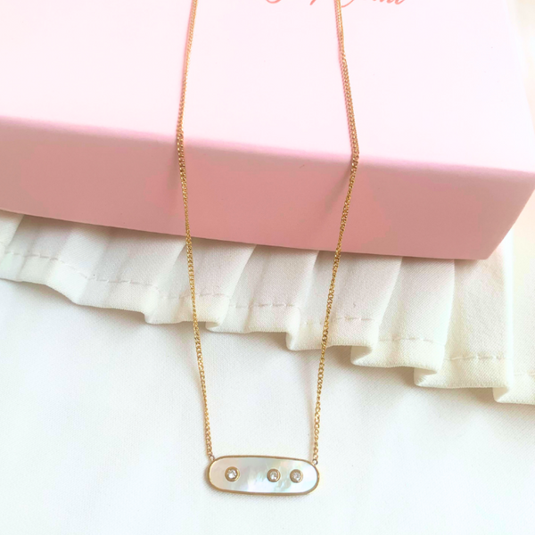 MOP 3 DOT Necklace