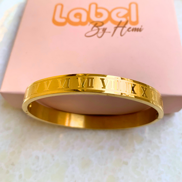 Roman Letter Men's Bracelet