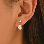Almond Drop Studs